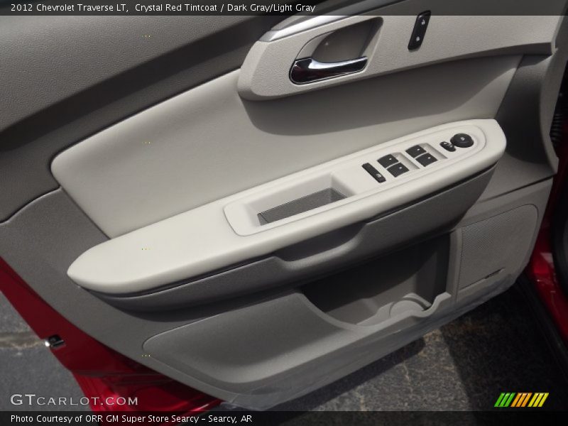 Crystal Red Tintcoat / Dark Gray/Light Gray 2012 Chevrolet Traverse LT