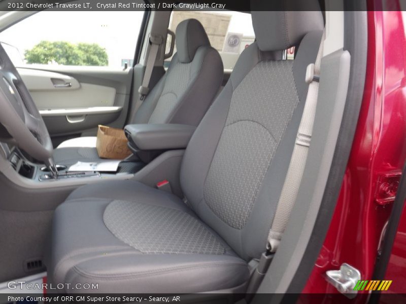 Crystal Red Tintcoat / Dark Gray/Light Gray 2012 Chevrolet Traverse LT