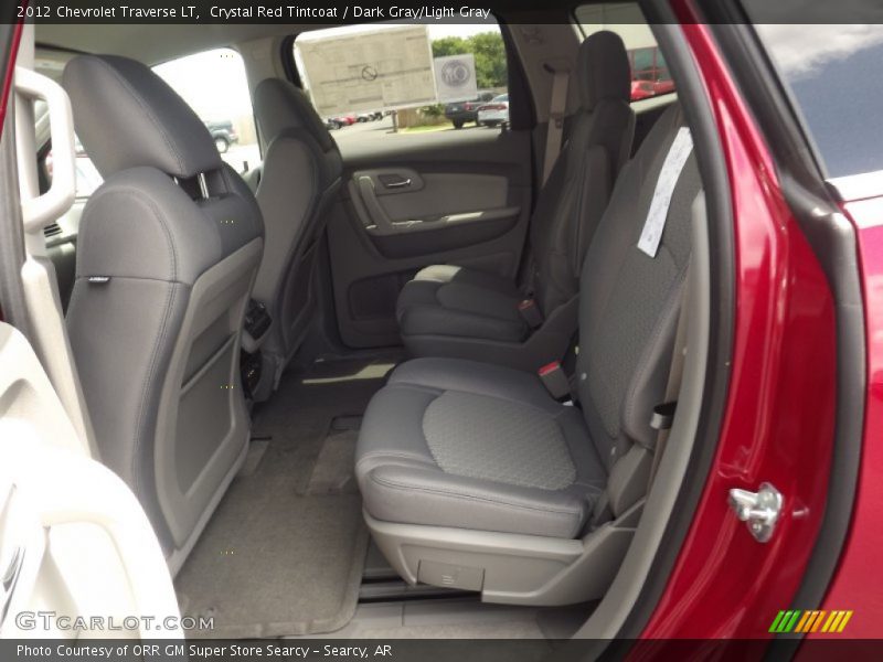 Crystal Red Tintcoat / Dark Gray/Light Gray 2012 Chevrolet Traverse LT