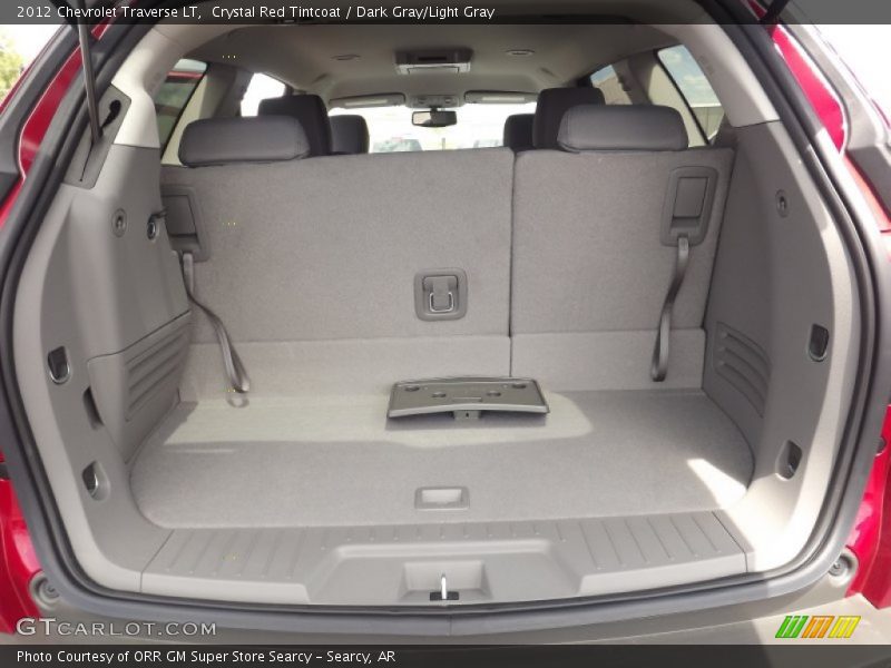 Crystal Red Tintcoat / Dark Gray/Light Gray 2012 Chevrolet Traverse LT