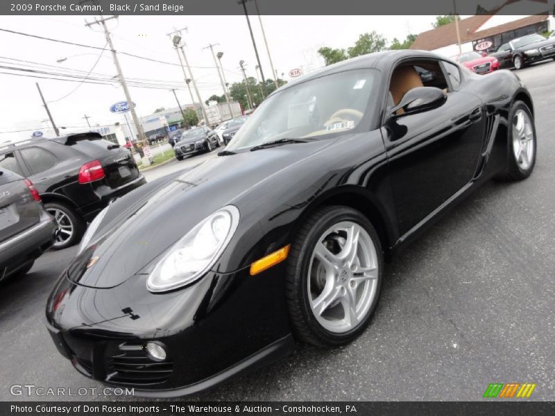 Black / Sand Beige 2009 Porsche Cayman