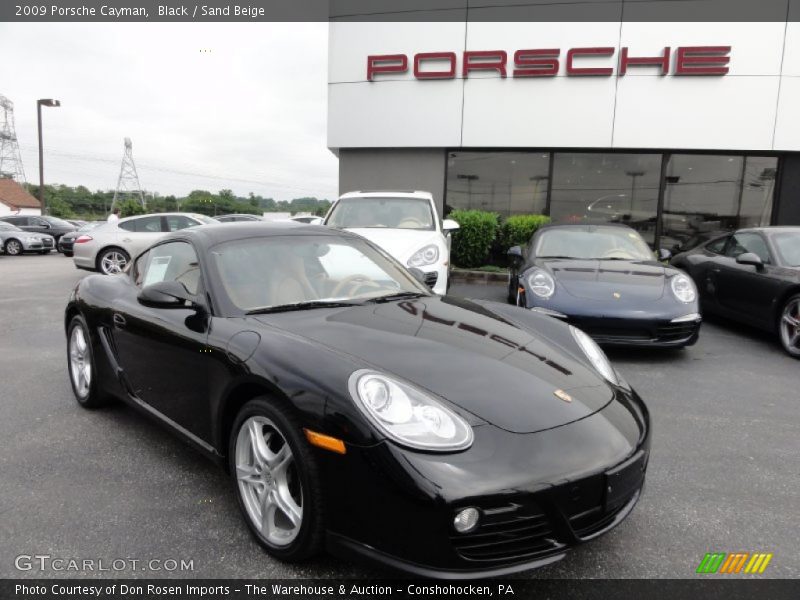 Black / Sand Beige 2009 Porsche Cayman