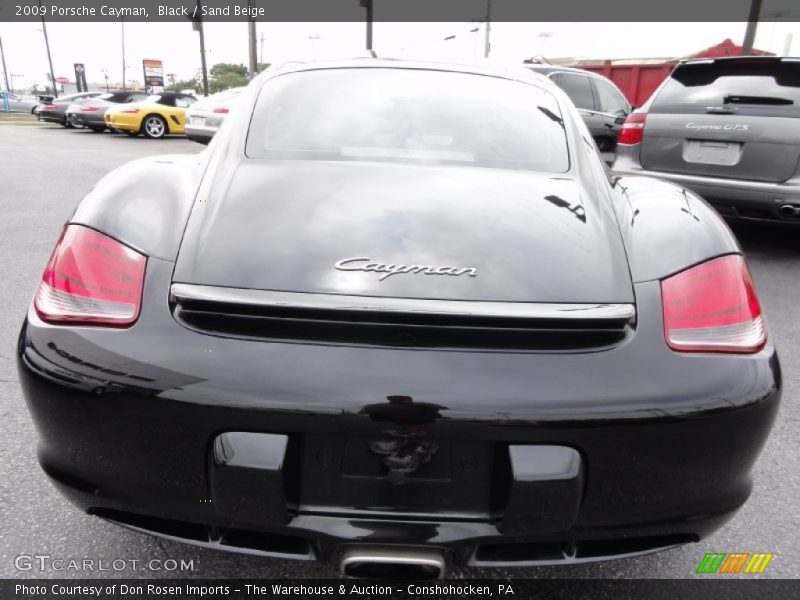 Black / Sand Beige 2009 Porsche Cayman