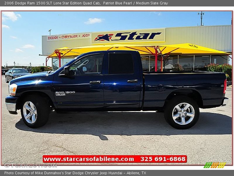 Patriot Blue Pearl / Medium Slate Gray 2006 Dodge Ram 1500 SLT Lone Star Edition Quad Cab
