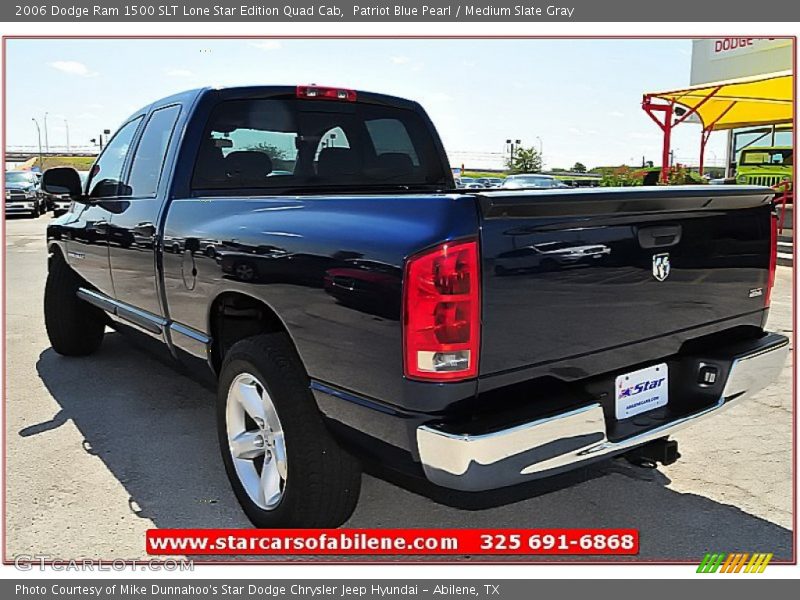 Patriot Blue Pearl / Medium Slate Gray 2006 Dodge Ram 1500 SLT Lone Star Edition Quad Cab