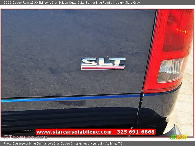 Patriot Blue Pearl / Medium Slate Gray 2006 Dodge Ram 1500 SLT Lone Star Edition Quad Cab