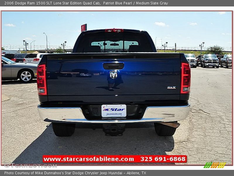 Patriot Blue Pearl / Medium Slate Gray 2006 Dodge Ram 1500 SLT Lone Star Edition Quad Cab