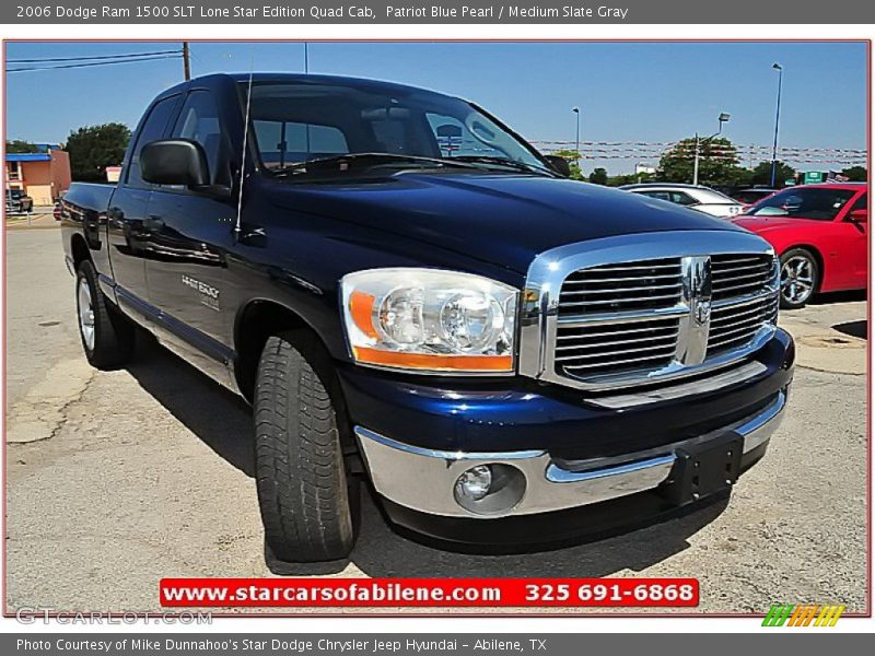 Patriot Blue Pearl / Medium Slate Gray 2006 Dodge Ram 1500 SLT Lone Star Edition Quad Cab