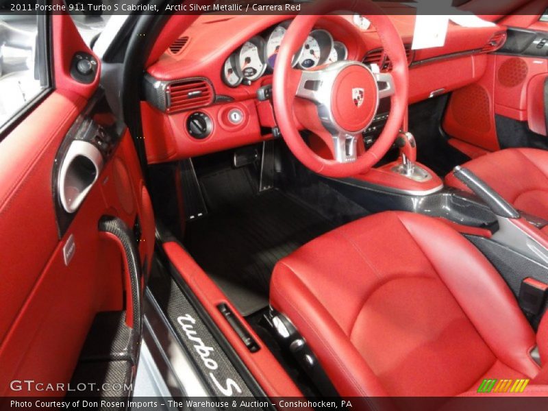  2011 911 Turbo S Cabriolet Carrera Red Interior