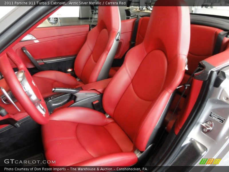  2011 911 Turbo S Cabriolet Carrera Red Interior