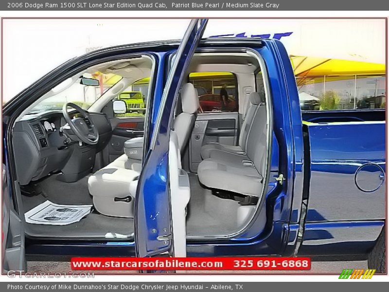 Patriot Blue Pearl / Medium Slate Gray 2006 Dodge Ram 1500 SLT Lone Star Edition Quad Cab