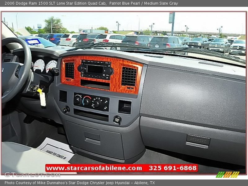 Patriot Blue Pearl / Medium Slate Gray 2006 Dodge Ram 1500 SLT Lone Star Edition Quad Cab