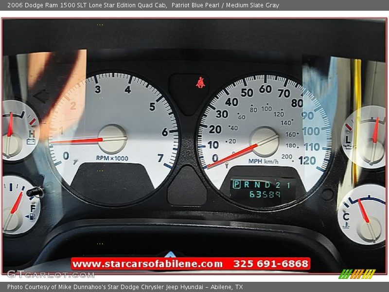 Patriot Blue Pearl / Medium Slate Gray 2006 Dodge Ram 1500 SLT Lone Star Edition Quad Cab