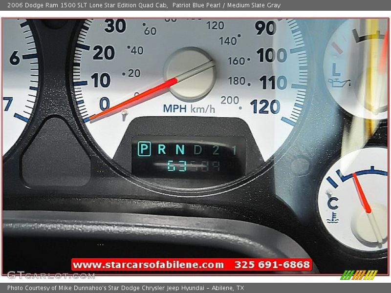 Patriot Blue Pearl / Medium Slate Gray 2006 Dodge Ram 1500 SLT Lone Star Edition Quad Cab