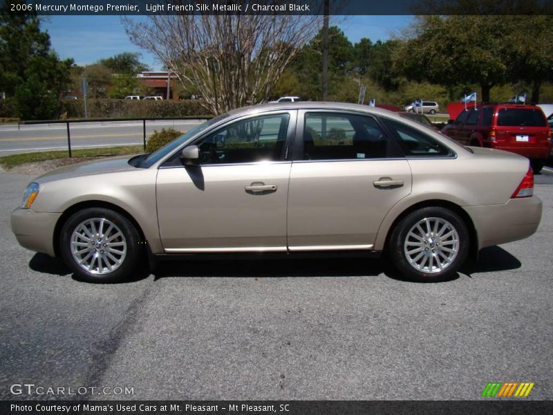 Light French Silk Metallic / Charcoal Black 2006 Mercury Montego Premier