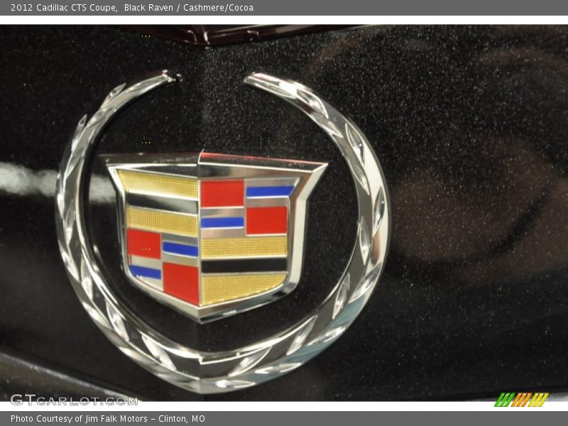 Black Raven / Cashmere/Cocoa 2012 Cadillac CTS Coupe