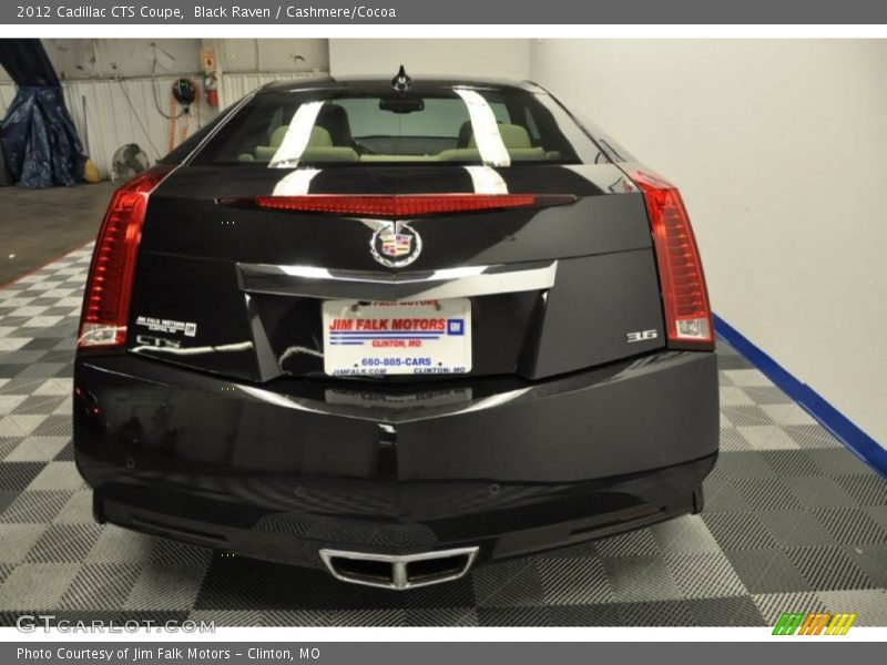 Black Raven / Cashmere/Cocoa 2012 Cadillac CTS Coupe