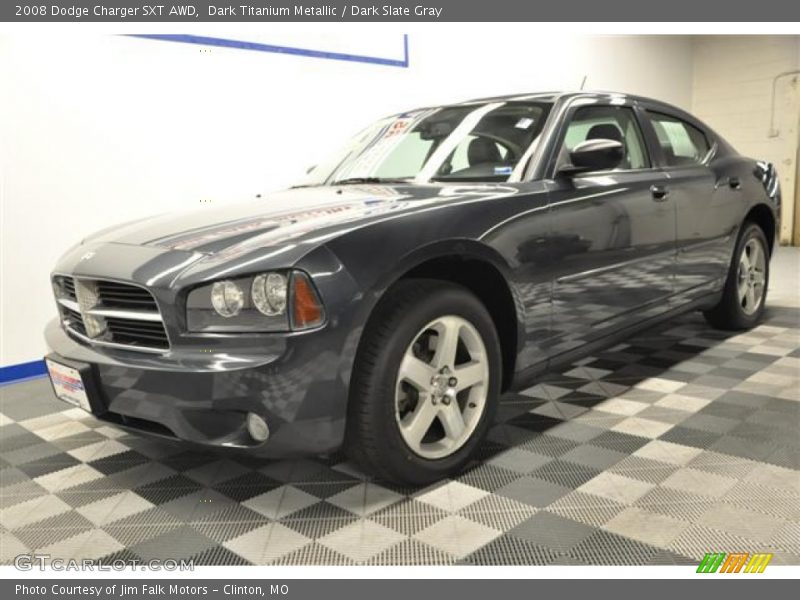 Dark Titanium Metallic / Dark Slate Gray 2008 Dodge Charger SXT AWD