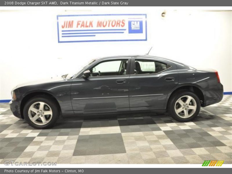 Dark Titanium Metallic / Dark Slate Gray 2008 Dodge Charger SXT AWD