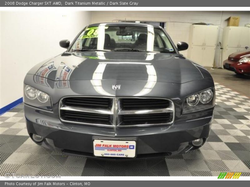 Dark Titanium Metallic / Dark Slate Gray 2008 Dodge Charger SXT AWD