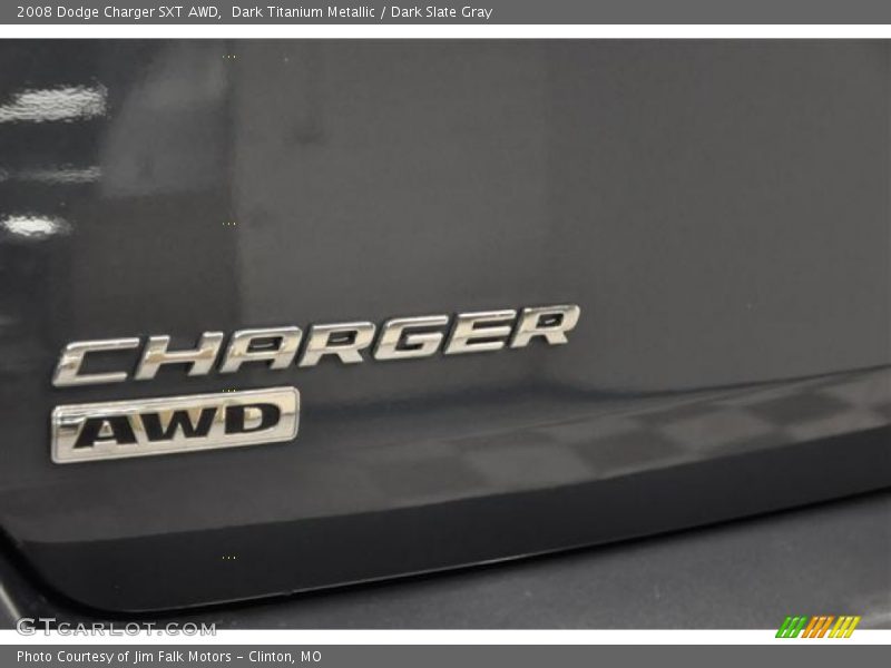 Dark Titanium Metallic / Dark Slate Gray 2008 Dodge Charger SXT AWD