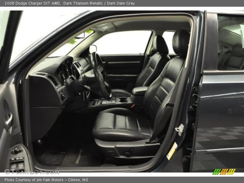 Dark Titanium Metallic / Dark Slate Gray 2008 Dodge Charger SXT AWD