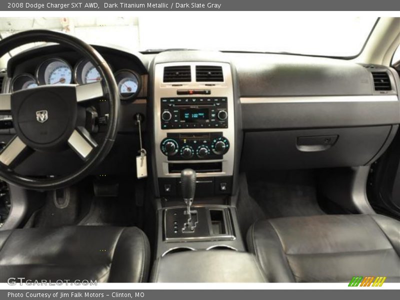 Dark Titanium Metallic / Dark Slate Gray 2008 Dodge Charger SXT AWD