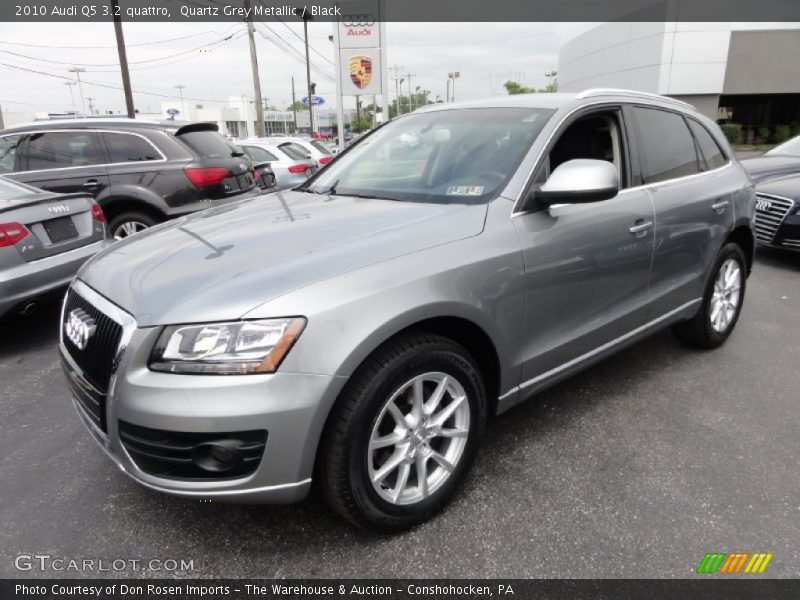Quartz Grey Metallic / Black 2010 Audi Q5 3.2 quattro