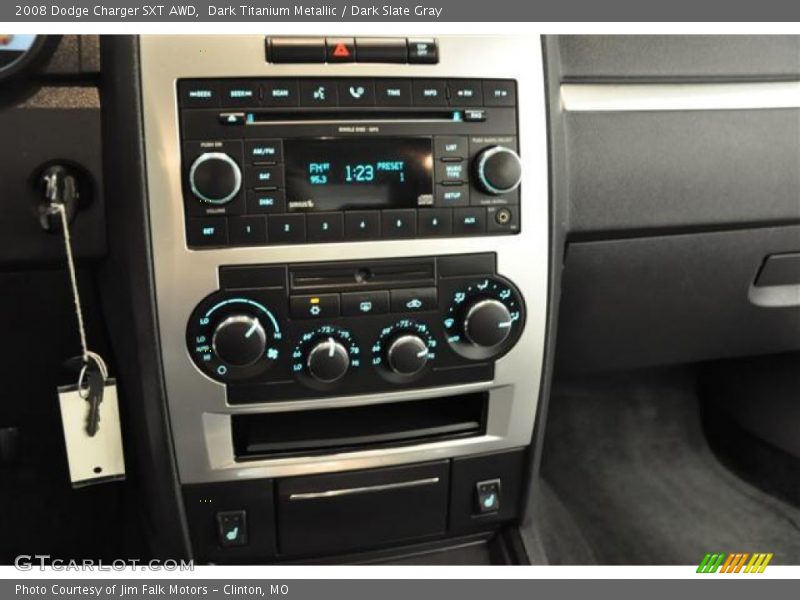 Dark Titanium Metallic / Dark Slate Gray 2008 Dodge Charger SXT AWD
