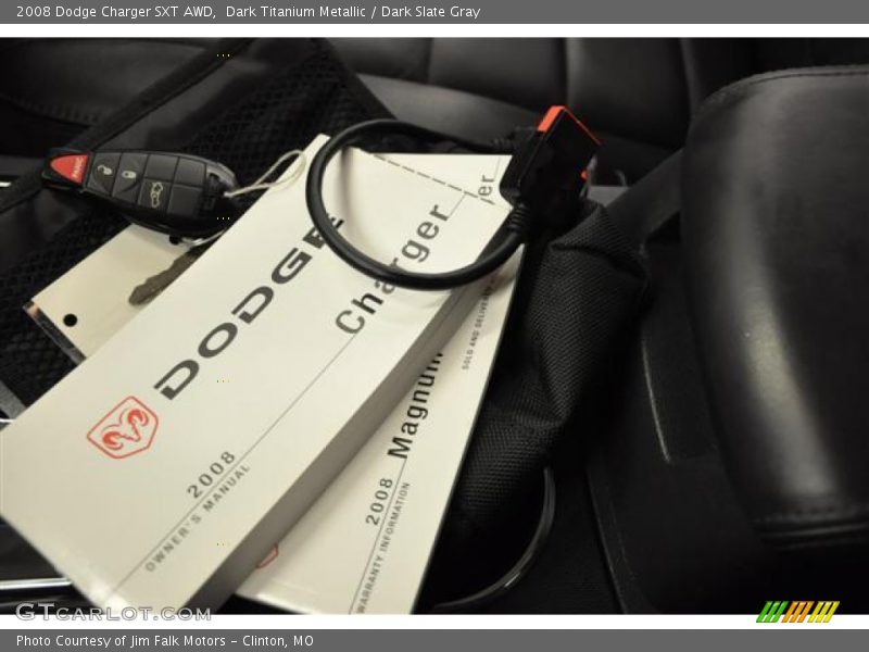 Dark Titanium Metallic / Dark Slate Gray 2008 Dodge Charger SXT AWD