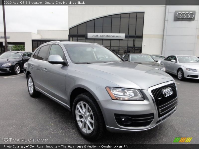 Quartz Grey Metallic / Black 2010 Audi Q5 3.2 quattro