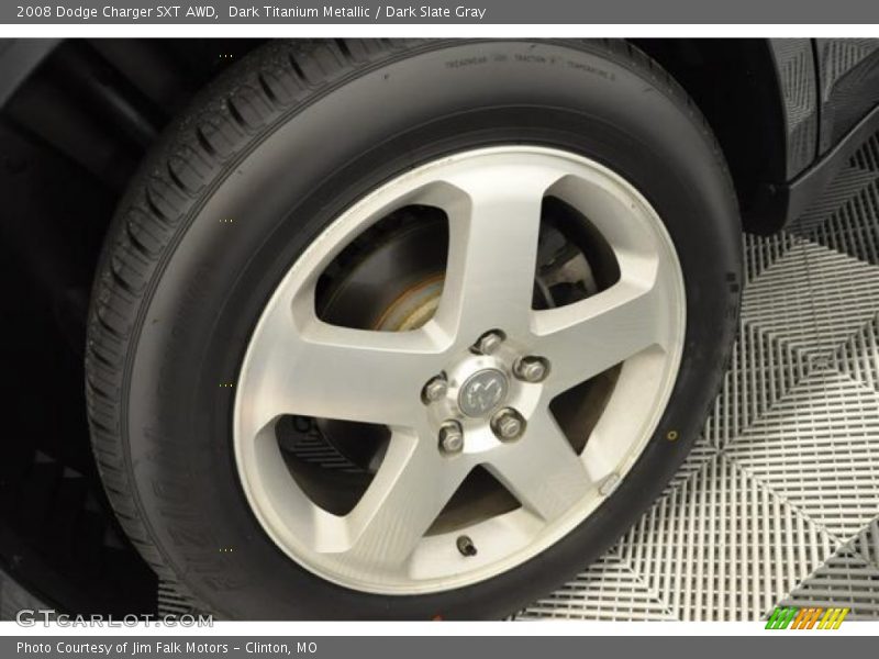 Dark Titanium Metallic / Dark Slate Gray 2008 Dodge Charger SXT AWD
