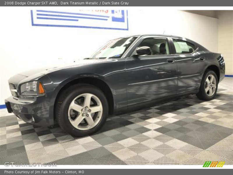 Dark Titanium Metallic / Dark Slate Gray 2008 Dodge Charger SXT AWD
