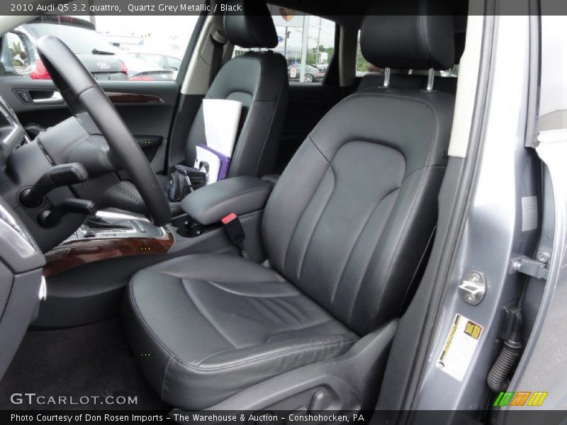 Quartz Grey Metallic / Black 2010 Audi Q5 3.2 quattro