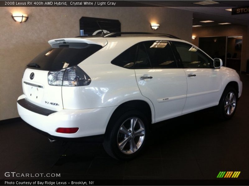 Crystal White / Light Gray 2008 Lexus RX 400h AWD Hybrid