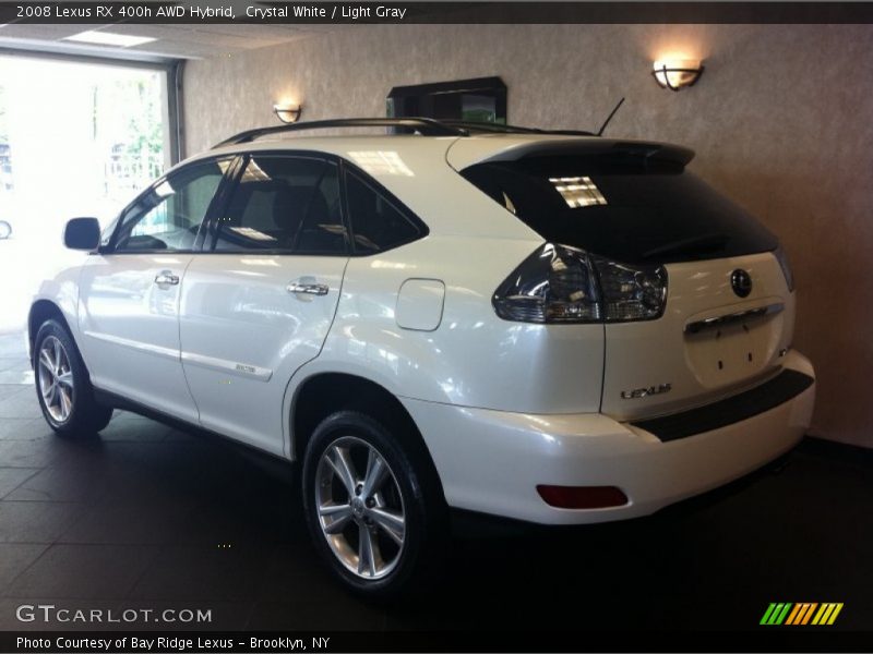 Crystal White / Light Gray 2008 Lexus RX 400h AWD Hybrid