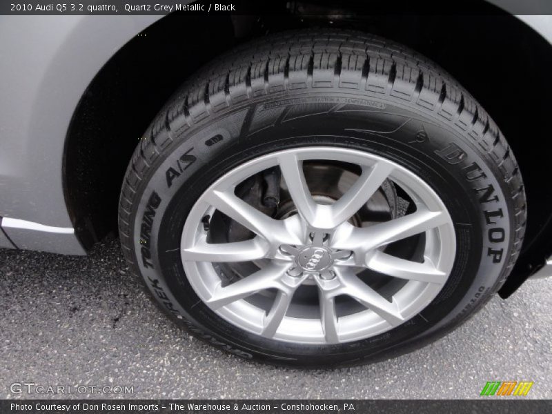 Quartz Grey Metallic / Black 2010 Audi Q5 3.2 quattro