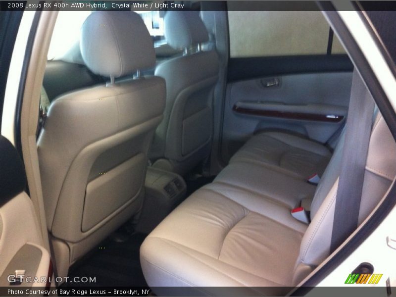 Crystal White / Light Gray 2008 Lexus RX 400h AWD Hybrid