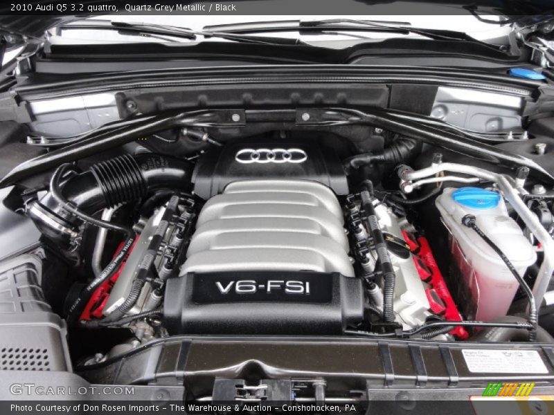 Quartz Grey Metallic / Black 2010 Audi Q5 3.2 quattro