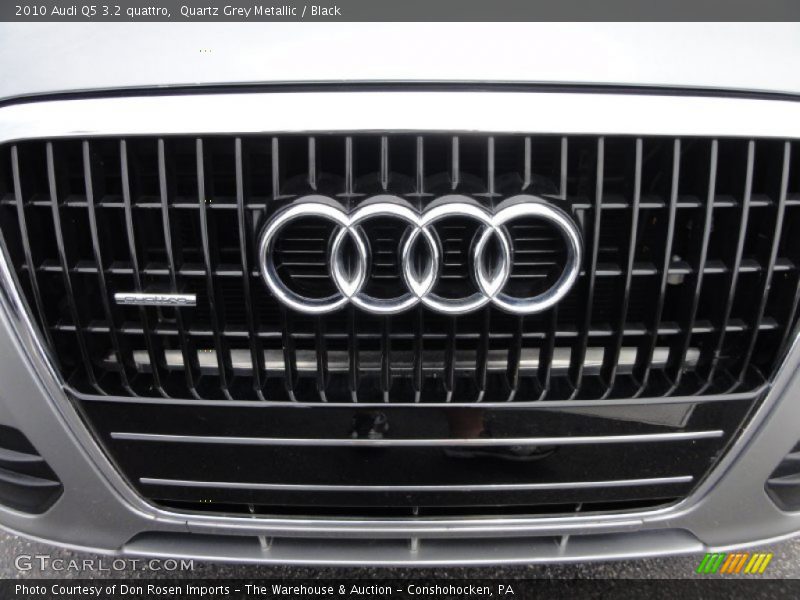 Quartz Grey Metallic / Black 2010 Audi Q5 3.2 quattro