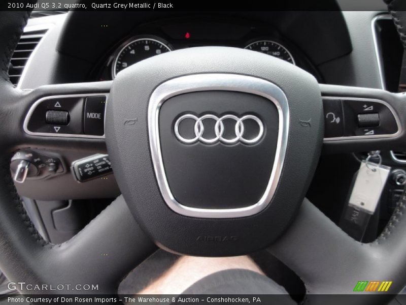 Quartz Grey Metallic / Black 2010 Audi Q5 3.2 quattro