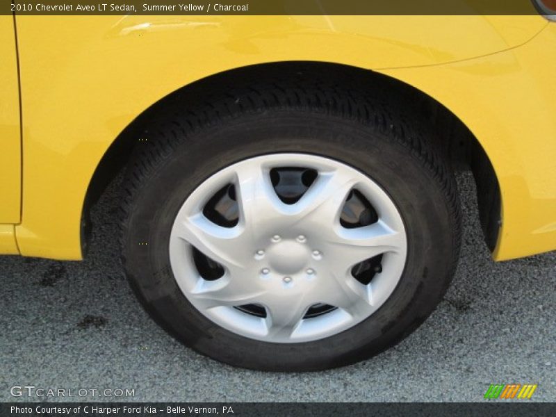 Summer Yellow / Charcoal 2010 Chevrolet Aveo LT Sedan