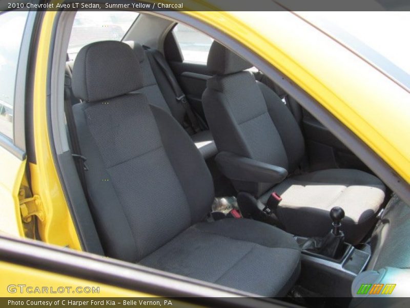 Summer Yellow / Charcoal 2010 Chevrolet Aveo LT Sedan