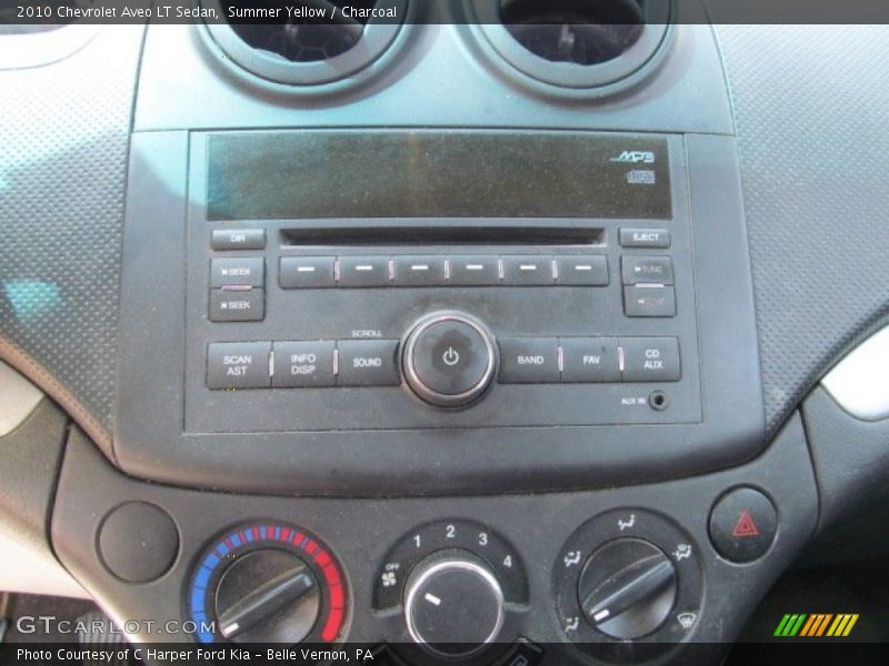 Summer Yellow / Charcoal 2010 Chevrolet Aveo LT Sedan