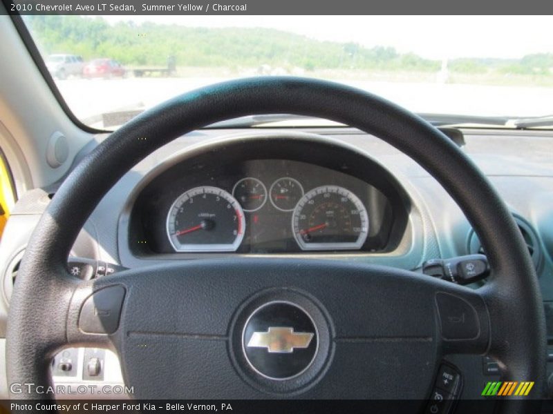 Summer Yellow / Charcoal 2010 Chevrolet Aveo LT Sedan