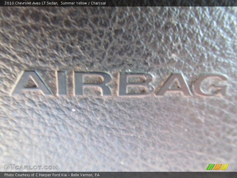 Summer Yellow / Charcoal 2010 Chevrolet Aveo LT Sedan