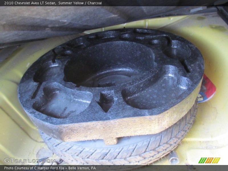 Summer Yellow / Charcoal 2010 Chevrolet Aveo LT Sedan