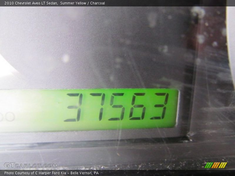 Summer Yellow / Charcoal 2010 Chevrolet Aveo LT Sedan