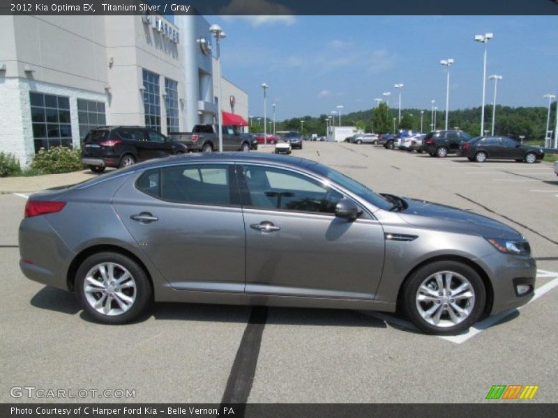 Titanium Silver / Gray 2012 Kia Optima EX