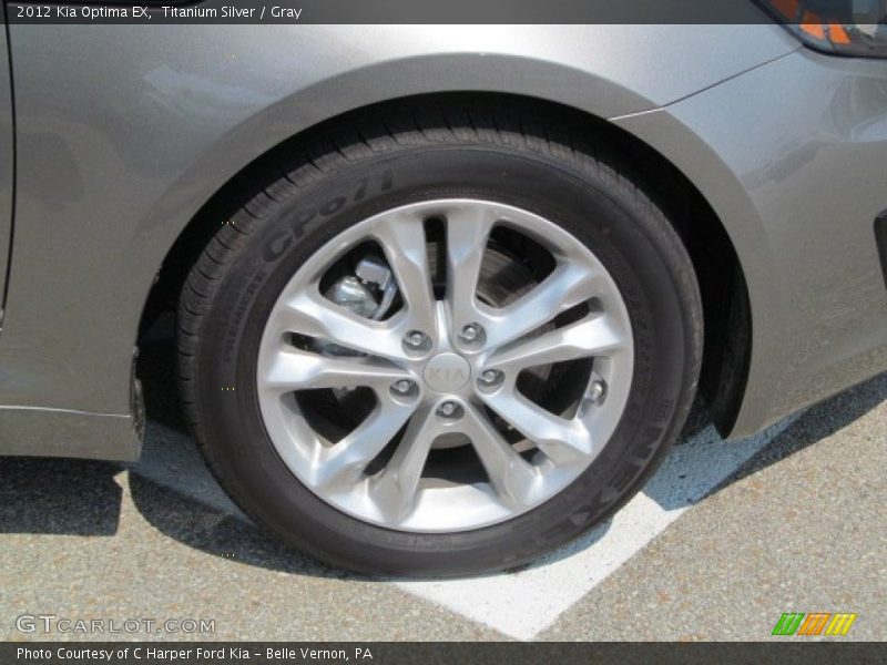 Titanium Silver / Gray 2012 Kia Optima EX